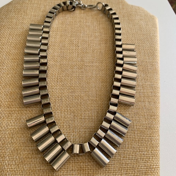 Tubular Statement Necklace. Beautiful and unusual. Modernist style. - Picture 5 of 5